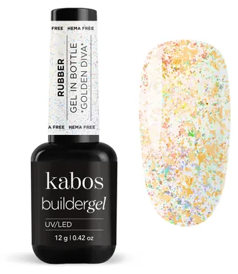 Imagen del producto de Kabos Builder Gelrubber en frasco. Gel de construcción para uñas de gel, 12 g