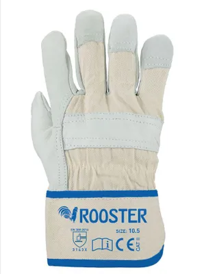 Produktbild von ROOSTER Volllederhandschuh, gefüttert, natur, Gr. 10,5