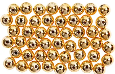 Image de perles de cire 5 mm or acrylique 100 pièces
