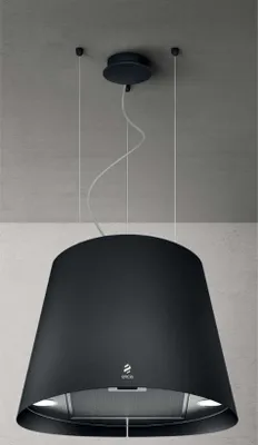 Image de Hotte décorative îlot 49cm 375m3/h noir - Elica - PRF0071970D - juno