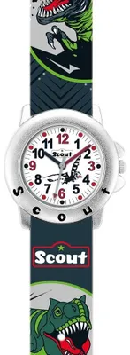 Produktbild von Scout Jungen Armbanduhr 280393010 Star Kids Black Dino