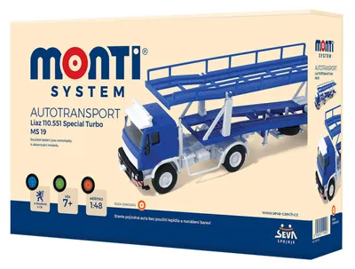 Immagine prodotto di Stavebnice Monti System MS 19 Autotransport Liaz 1:48 v krabici 31,5x16,5x7,5cm