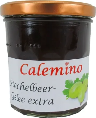 Produktbild von Stachelbeer-Gelee extra mit braunem Rohrzucker 350g