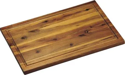 Productafbeelding van Famanu snijplank van acaciahout - 40 x 26 cm, geschikt voor groenten, fruit, kaas en vlees
