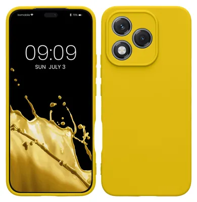 Produktbild von kwmobile Handyhülle für HONOR 400 Lite Hülle - weiches Handy Silikon Case - Schutzhülle Cover - Strahlend Gelb