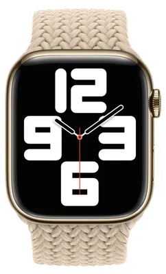 Zdjęcie produktu dla Apple Pleciony pasek solo do zegarka Apple Watch | 38/40/41/42 mm – rozmiar 1 – beżowy