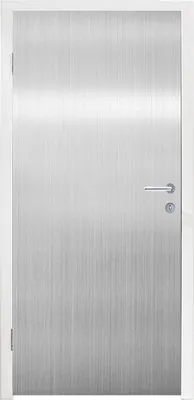 Obrázek produktu pro MuchoWow® Tapeta na dveře - Samolepka na dveře - Metalický potisk - Stříbrná - Šedá - 205x80x0,1cm - Plakát na dveře - Samolepka na dveře