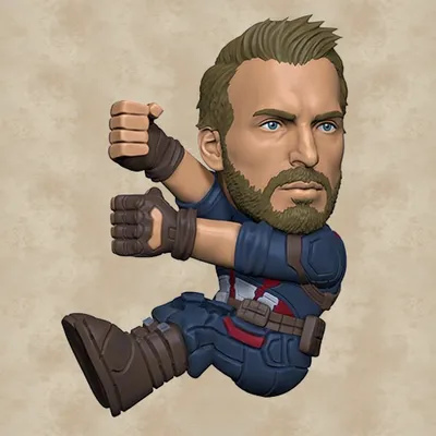 Obrázek produktu pro NECA Scalers Figur Captain America - Avengers: Infinity War - Kabel Figur