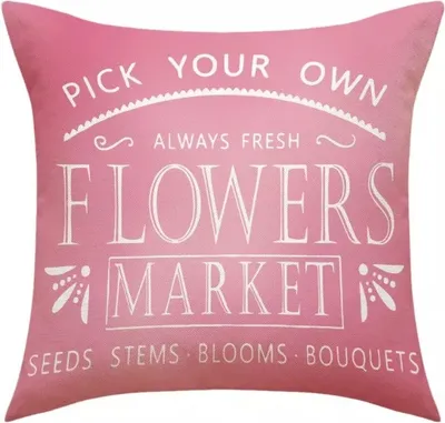 Produktbild von Kopfkissenbezug 45 x 45 cm FLOWERS MARKET POD159