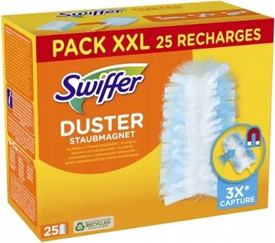 Produktbild von Swiffer Staubtücher Nachfüllpackung - 25 Stück, Faserstoffreinigung für Hausstaub und Tierhaare