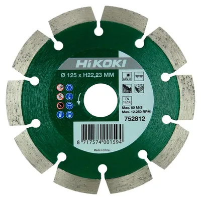 Productafbeelding van HiKOKI Premium schijf voor haakschuurmachine, 125 mm, 10 stuks. Lamellenschijf, schuurplaat, schuurpad, lamellenschuurplaat - verschillende korrelgroottes. Korrel: K. 60
