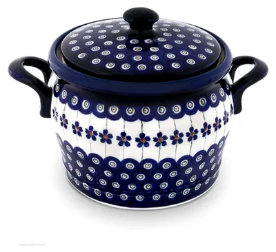Produktbild von Original 1,75 Liter Rumtopf/Mehrzwecktopf/Keramiktopf Ø16,5 cm im Dekor 166a