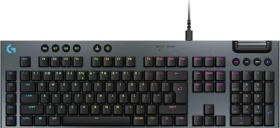 Immagine prodotto di Logitech G G915 X, cablato, USB, interruttore meccanico, QWERTY, RGB-LED, nero