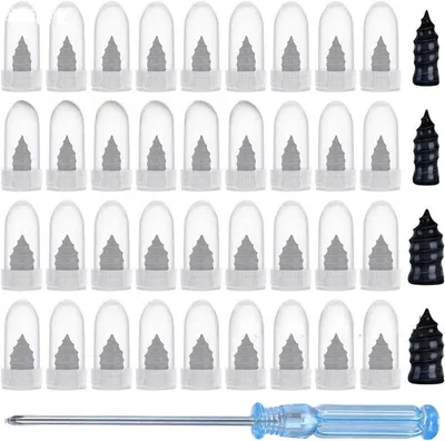Produktbild von Reifenreparaturset 40 Stück, mit Schraubendreher, Gumminägel, für Auto und Fahrrad