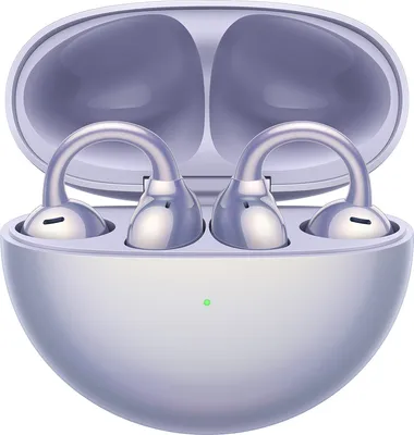 Zdjęcie produktu dla Huawei FreeClip, True Wireless Stereo (TWS), Połączenia/muzyka, 11,2 g, Zestaw słuchawkowy, Fioletowy