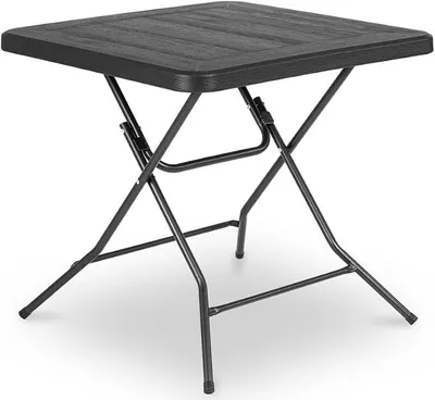 Imagen del producto de Mesa de jardín, mesa plegable, resistente a la intemperie y estable, para balcón y terraza