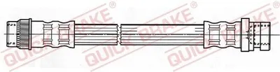 Obrázek produktu pro BRZDOVÁ HADICE QUICK BRAKE 27.083 pro vozidla RENAULT KANGOO (KC0/1), ESPACE IV (JK0/1), SCÉNIC II (JM0/1), MEGANE II Coupé-Cabriolet (EM0/1), LAGUNA III Grandtour