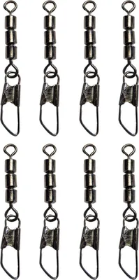 Produktbild von 8 Dreifach Wirbel Tönnchenwirbel mit Karabiner Gr. 4
