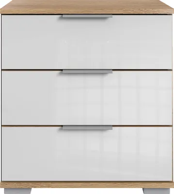 Produktbild von Nachtkommode >Easy Plus< (BxHxT: 52x58x38 cm) in Plankeneiche - 52x58x38 (BxHxT)