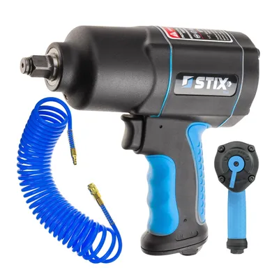 Produktbild von STIX STT-17 Schlagschrauber Set 1700Nm 1/2" + PolyurethanSchlauch 10m
