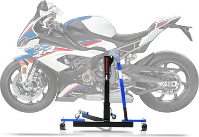 Image de Béquille centrale CS Power Evo pour BMW S 1000 RR 19-25 bleu