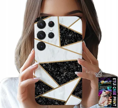 Zdjęcie produktu dla Etui Do Samsung Galaxy S24 Ultra - Eleganckie Modne Wzory Case + Szkło