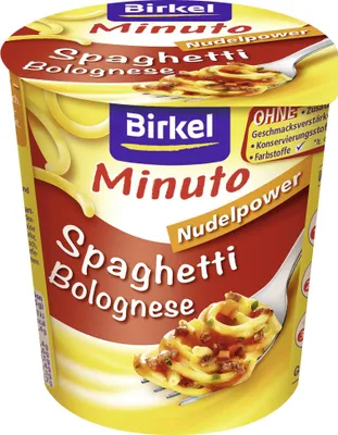 Produktbild von Birkel Minuto Spaghetti Bolognese 59g