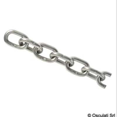 Produktbild von Edelstahl Genoese Kette 10 mm x 50 m Osculati 01.374.10-050