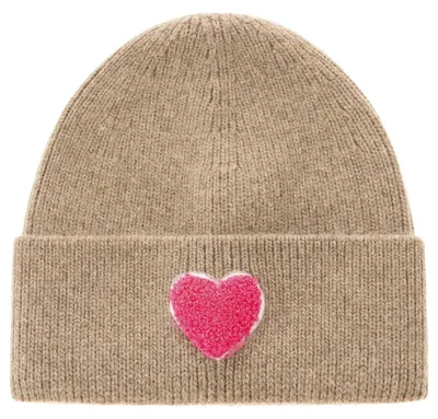 Imagen del producto de Gorro de punto "Zwillingsherz" para mujer: gorro de lana suave y cálido para el invierno