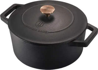 Zdjęcie produktu dla Berlinger Haus Garnek Żeliwny 4.2l 24cm Strong Mold BH6492