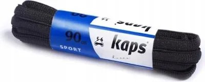 Produktbild von Langlebige Schnürsenkel für Sportschuhe 120 cm Kaps Sport - Schwarz