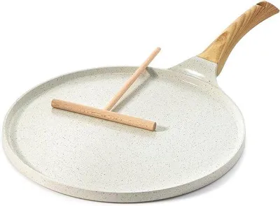 Productafbeelding van Keramische pan van 30 cm met natuurlijke anti-aanbaklaag - geschikt voor inductiekookplaten