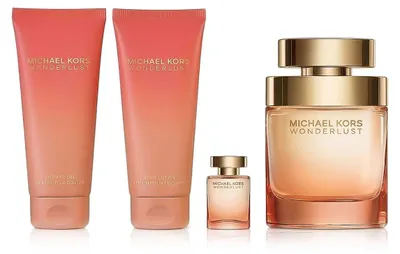 Obrázek produktu pro Michael Kors Wonderlust EDP 100 ml + EDP MINI 4 ml + SG 100 ml + BL 100 ml W