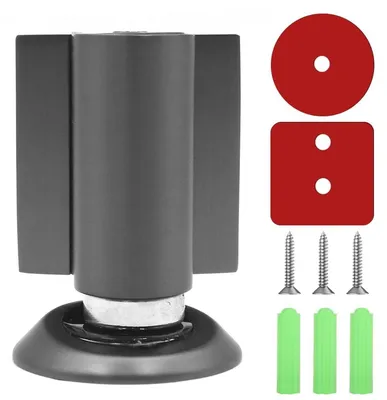 Zdjęcie produktu dla Magnetyczny zatrzymywacz drzwi z regulowanym mechanizmem, nie wymaga wiercenia