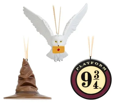 Produktbild von Harry Potter Set 3 Christmas ornaments
