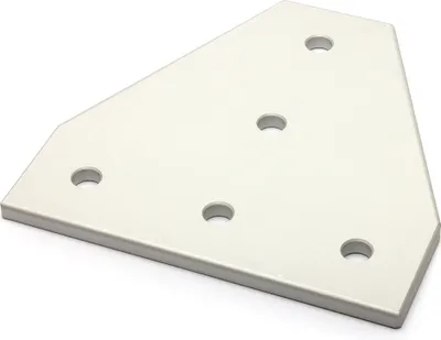 Produktbild von Verbindungsplatte - 4545 T Aluminium, eloxiert, B-Typ Nut 10, VPE 10 Stück