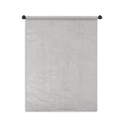 Produktbild von MuchoWow® Wandteppich Wandbehang Beton - Wand - Weiß 90x120 cm Tapisserie Dekoration Wandtuch - Wanddeko