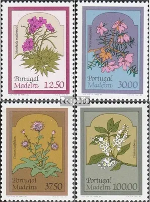 Produktbild von Briefmarken Portugal - Madeira 1983 Mi 86-89 (kompl.Ausg.) postfrisch Freimarken: Blumen