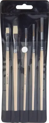 Immagine prodotto di 12XBRUNNEN 104893501 Schulpinsel-Set,5tlg