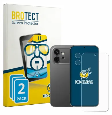 Produktbild von 2x Für Honor 600 (Display+Kamera) Schutzfolie BROTECT Displayschutz Display Schutz Folie Klar Transparent