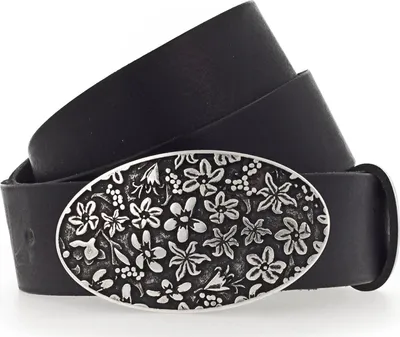 Produktbild von MUSTANG Leder Gürtel Women´s Belt W110 Black schwarz