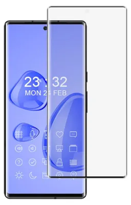 Produktbild von Für Google Pixel 6 Pro 4D Display Full H9 Curved Hart Glas Schwarz Panzer Neu