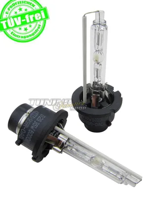 Productafbeelding van Blauw-wit lampen, vrij van keurmerken, 2x premium xenon lampen D2S, 6000K