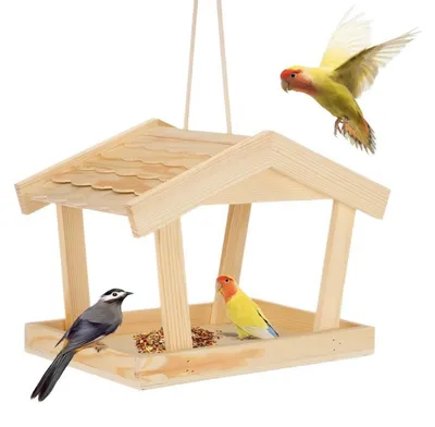 Image de Nichoir à suspendre, en bois, dimensions 29,5 x 19,7 x 16 cm, résistant aux intempéries