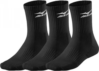 Zdjęcie produktu dla Mizuno Training 3p, skarpety sportowe, czarny, rozmiar. 35-37