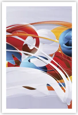 Produktbild von Poster - Poster ohne Rahmen - Abstraktion modern - 61x91,5 cm - Wand Bild - Wanddeko - Wandbilder - Kunstposter - Wandposter - Bilder - Kunstdruck - Wanddekoration - Wandbild - P2XPA61x91-3529