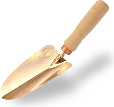 Produktbild von OJ Bron Kupfer Handschaufel Nada, breit, Handgefertigt, Antibakteriell, Langlebige Kupferlegierung