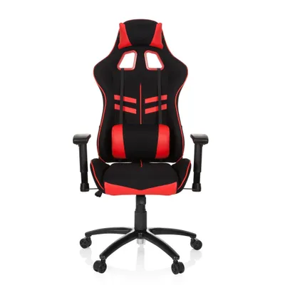 Obrázek produktu pro hjh OFFICE Herní židle LEAGUE PRO I Fabric Výškově nastavitelná počítačová židle, kancelářská židle s područkami (výškově nastavitelná)
