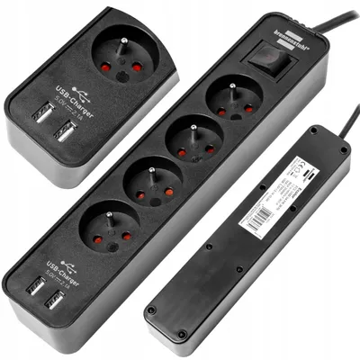 Produktbild von Brennenstuhl Steckdosenleiste 4-fach USB 1,5m