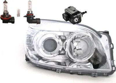 Produktbild von Scheinwerfer passend für Toyota Rav4 XA3 11/05-11/08 Rechts Leucht. + Stellmotor 8113042311 8113042310 8566152010 26056AX600 Johns